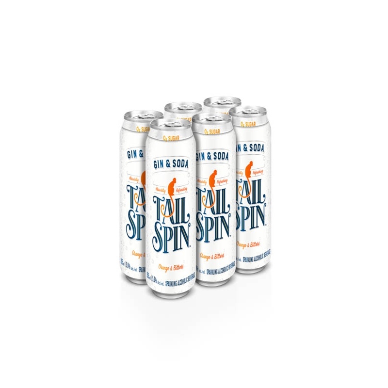 Tail Spin Gin 0g Orange Bitters 6pk